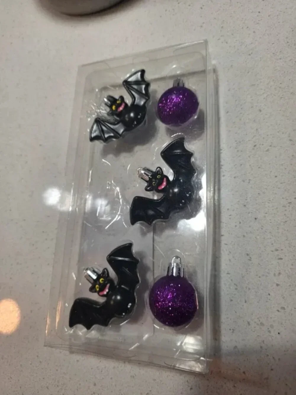 Halloween ornaments missing one ball